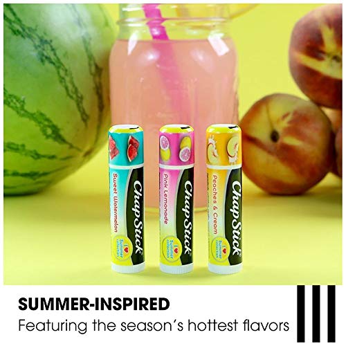 ChapStick Lip Care Bundle - I Love Summer Collection + Aloha Coconut Lip Balm, 0.15 Oz Ea (5 Piece Set)