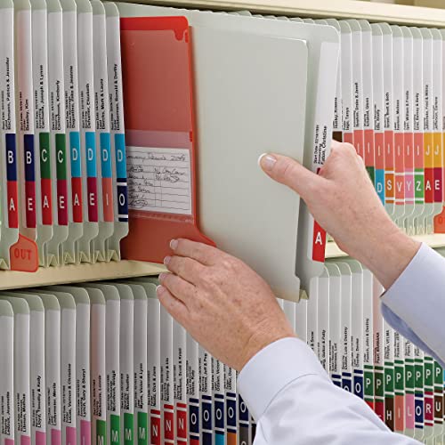 Smead End Tab Pressboard Fastener File Folder with SafeSHIELD Fasteners, 2 Fasteners, 1" Expansion, Legal Size, Gray/Green, 25 per Box (37705)