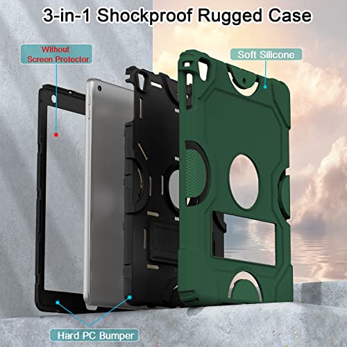 ZoneFoker Case for iPad 6th/5th Generation (9.7 Inch, 2018/2017 Model),iPad Air 2 / 1st Case, iPad Pro 9.7 Case 2016,Heavy Duty Shockproof Rugged Protective Case for iPad 9.7 Inch,Rose Gold
