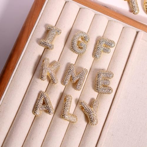 KICKGY Initial Necklaces for Women Trendy, 14K Gold Plated Big Balloon Letter Necklace Dainty Gold Bubble Necklace Personalised Name Pendant Necklace Simple Gold Charm Necklace for Women Jewelry Gift