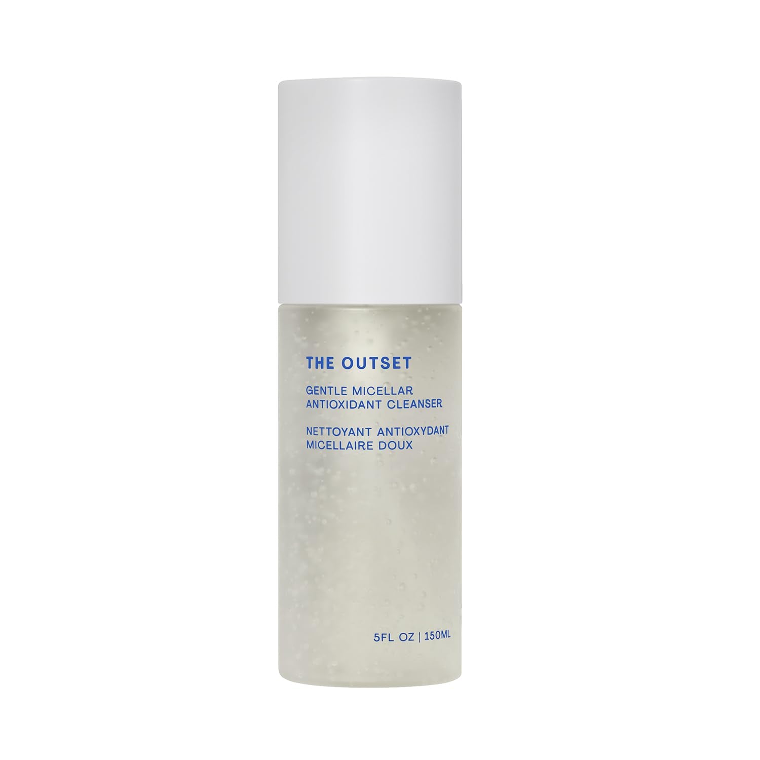The Outset Gentle Micellar Antioxidant Cleanser - Gel Face Wash + Makeup Remover - Hydrating and Brightening - Fragrance Free for Sensitive Skin - Clean, Vegan, Gluten Free, All Skin Types - 5 fl oz