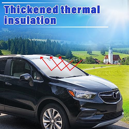 Sze Windshield Sunshade for Audi Q5 2018-2023 2024 Retractable Front Window Sun Shade Foldable UV Reflector Sun Visor Insulation Sun Protection
