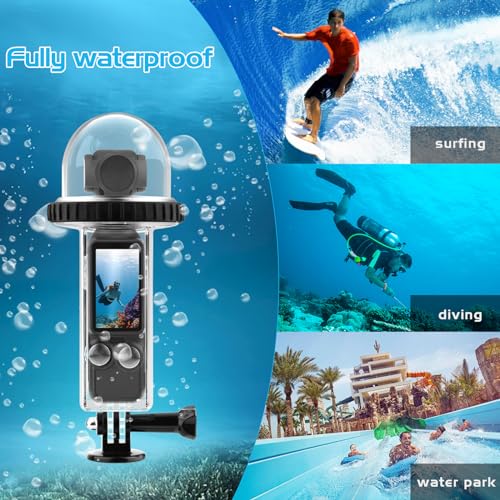 O’woda Waterproof Housing Case for DJI Osmo Pocket 3, 40m/131ft Waterproof Protective Case Underwater Diving Shell for DJI Osmo Pocket 3 Action Camera Accessories