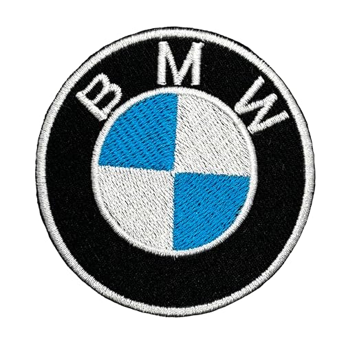 Generic Logo BMW Patches Iron on Patches for Backpacks, 2.4 x 2.4 x 0.1 in