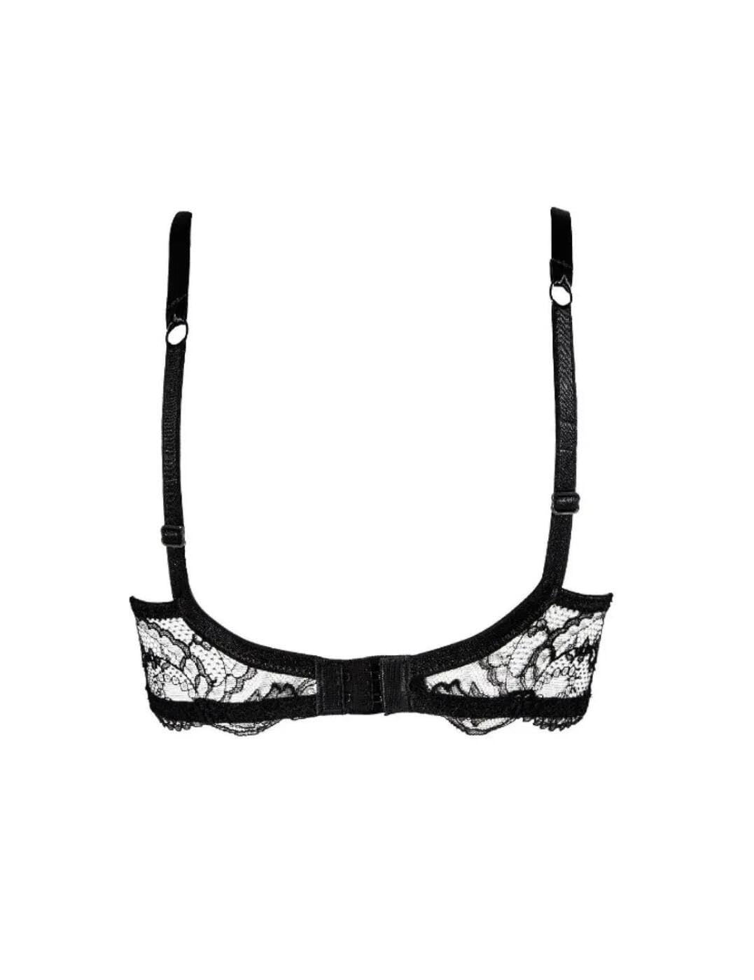Lise Charmel Women's Soir De Venise 3 Part Full Cup Bra, ACA6103, Noir Diamant, 34D