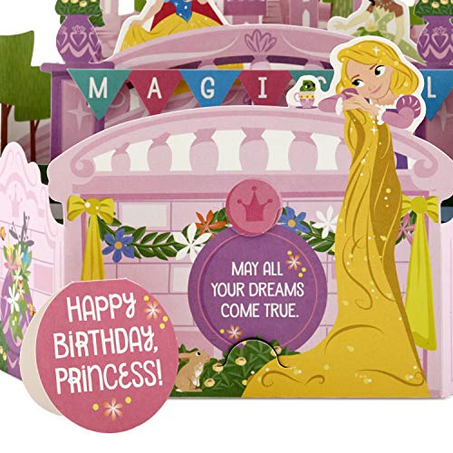 Hallmark Paper Wonder Pop Up Birthday Card for Girls (Disney Princess)