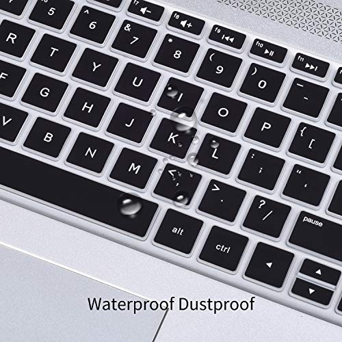 Keyboard Cover for HP 15.6 Laptop 15-dw 15-dy 15-ef 15-db/da/bs 15-bw/HP Envy x360 2-in-1 15.6 15-dy5033dx dy5073dx dy5399nr dy5599nr 15t-dw400/HP 17.3 Laptop 17-by/bs/ca 17-by4022wm by4025nr -Black