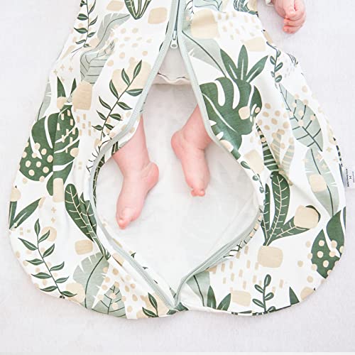 Yoofoss Baby Sleep Sack 6-12 Months Baby Wearable Blanket 100% Cotton 2-Way Zipper Toddler Sleeping Sack, 3 Pack Soft Lightweight Sleep Sacks for Babies