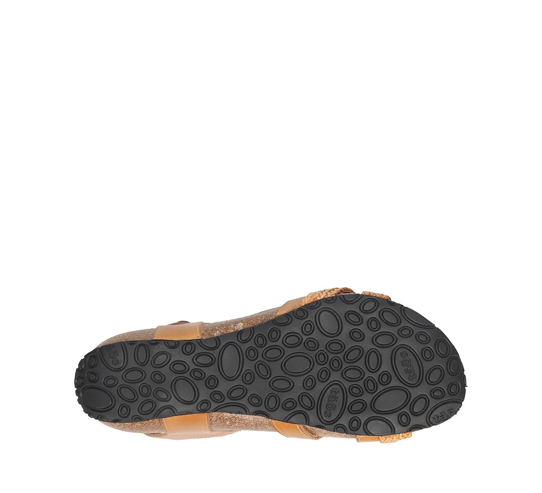 Taos Footwear Women's Trulie Camel Sandal 9-9.5 (M) US