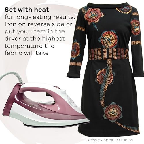 Jacquard Lumiere 2.25oz Fabric Paint Galaxy - Metallic Paint for Fabric Paper Wood Ceramic and Metal - Light-bodied Metallic Acrylic Paint - Lightfast & Vibrant Metallic Acrylic Paints