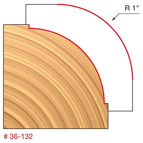 Freud 36-100: 1/16" Radius Beading Bit with 1/4" Shank