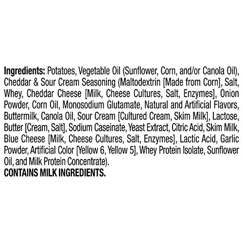 Ruffles Potato Chips, Cheddar Sour Cream, 1oz (40 Count)