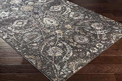 Mark&Day Area Rugs, 2x3 Avellino Traditional Black Area Rug, Grey Black Beige Carpet for Living Room, Bedroom or Kitchen (2' x 2'11")