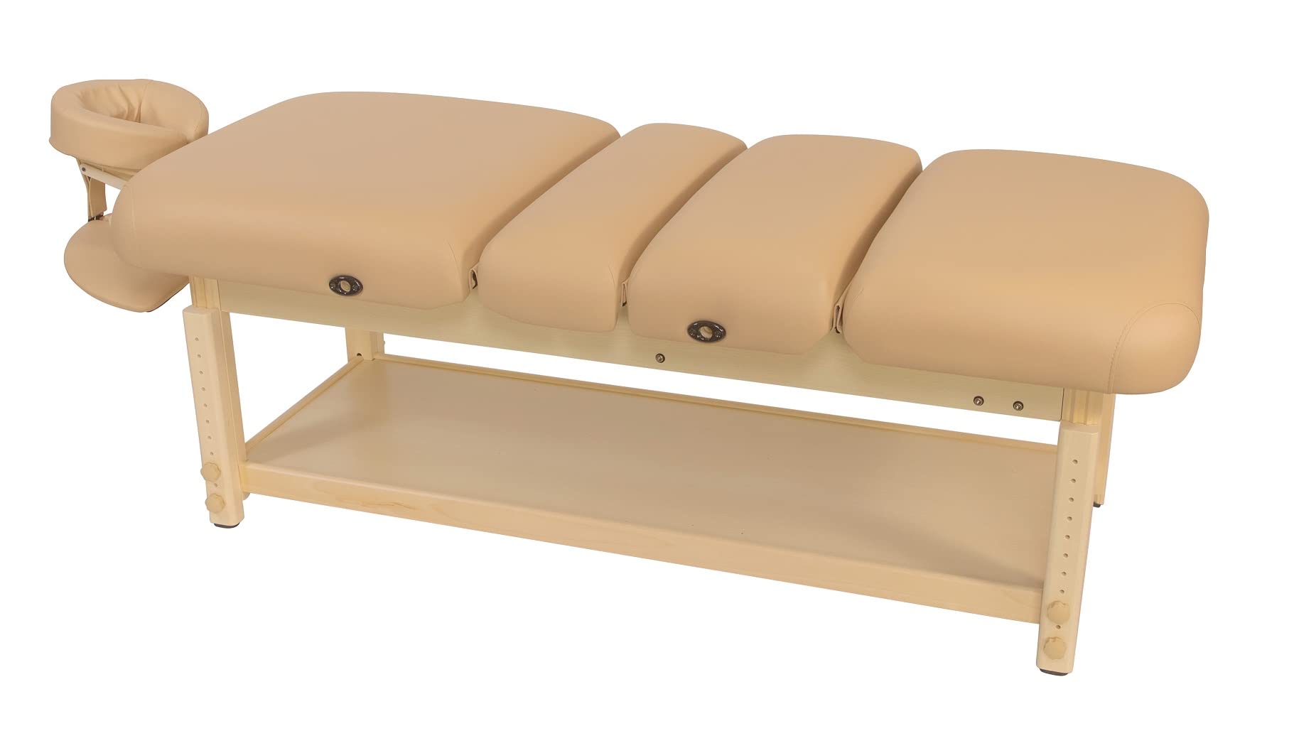 Spa Luxe - Deluxe Stationary Spa Table (Includes Headrest & Arm Rests)