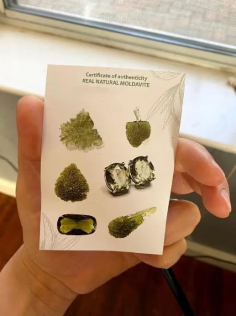 Moldavite Ring 925 Sterling Silver Handmade Natural Rough Gemstone Jewelry For Her (7)