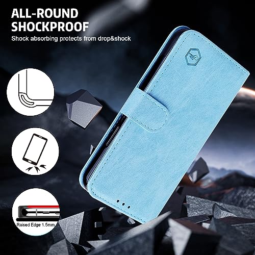 VODEFOX for Samsung Galaxy A54 5G Case,Galaxy A54 5G Phone Case Wallet,Cute 3D Print Flip Folio PU Leather Phone Cover with Card Holder Magnetic Closure for Samsung Galaxy A54 5G - Dream Flower