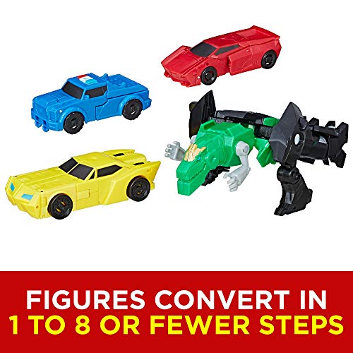 Transformers Toys Autobot Team Combiner Pack - 4 Figure Gift Set – Combine into a Super Robot - Age 6 and Up - 8.5 inch (Amazon Exclusive)