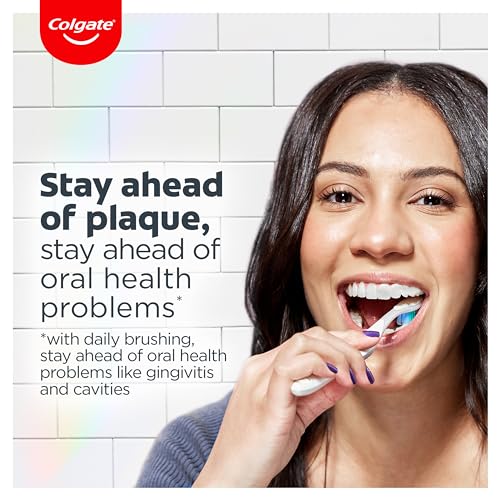 Colgate Total Plaque Pro Release Whitening Toothpaste, Whitening Anticavity Toothpaste, Helps Reduce Plaque and Whitens Teeth, 1 Pack, 3.0 Oz Tube