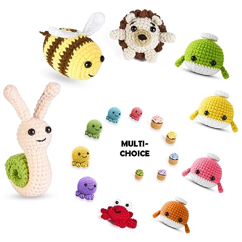 TANOSII Crochet Starter Kit Beginner Crochet Kit for Adults Kids with Step-by-Step Instructions and Video Tutorials Panda