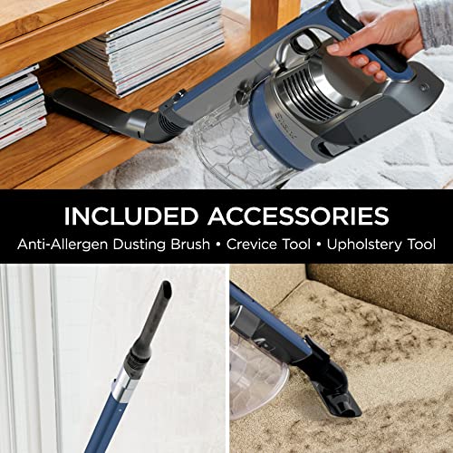 Shark Anti-Allergen Cordless Lightweight Stick Vacuum, 40 min runtime, Blue