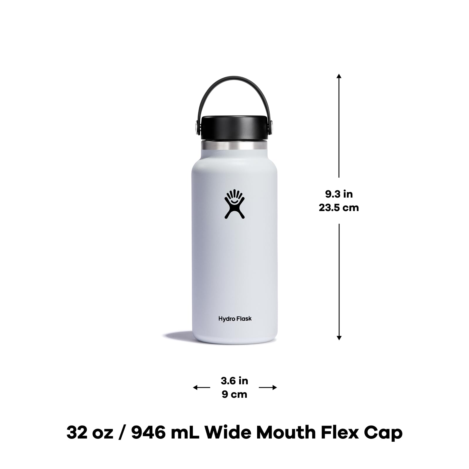 Hydro Flask Wide Flex Cap Black 32 Oz