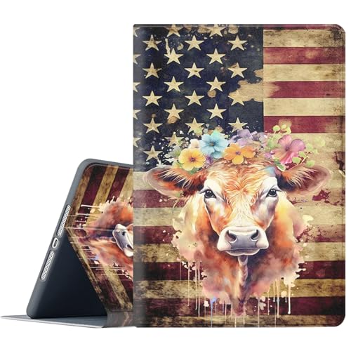 FGDRFGRW Case for Samsung Galaxy Tab A9 8.7 Inch Tablet Case 2023 (SM-P613/P619/P610/P615),Adjustable Stand Auto Wake/Sleep Function Full Body Protection Cover - Sunflower Elephant