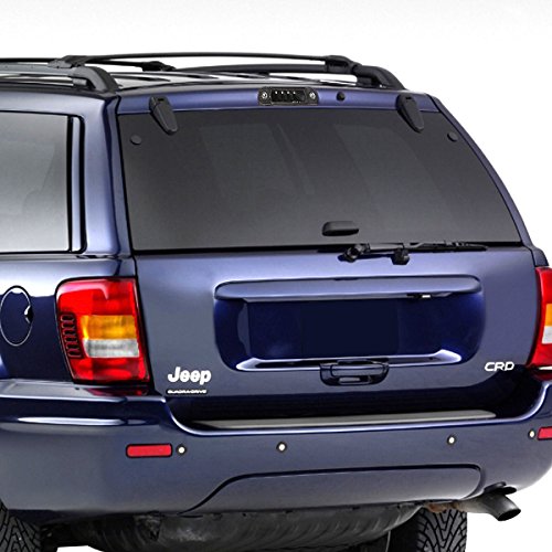 DNA MOTORING 3BL-JGC99-LED-BK Black Housing LED Third Tail Brake Light [Compatible with 99-04 Jeep Grand Cherokee]