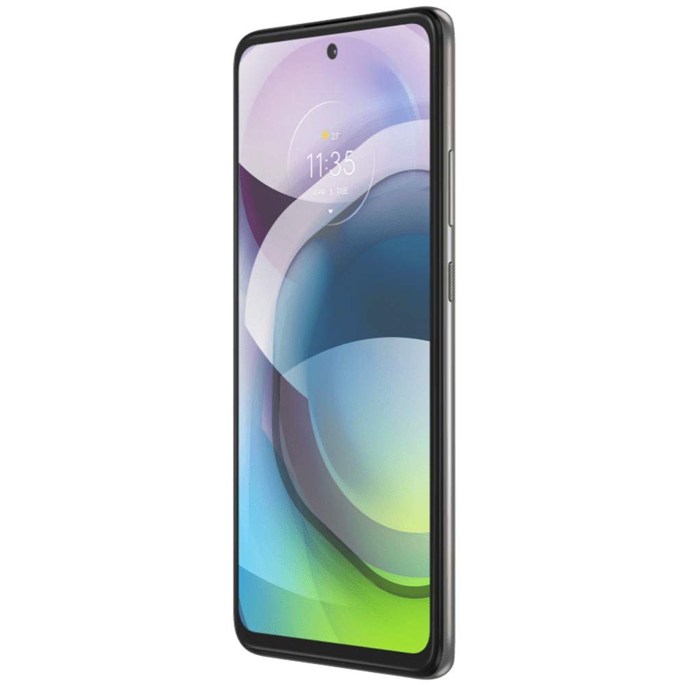 Motorola One 5G UW Ace (64GB, 4GB) 6.7"", Snapdragon 750G, 5000mAh Battery (US 5G Model Fully Unlocked for Verizon, T-Mobile, AT&T, Global 4G LTE) XT2113VS (w/Fast Car Charger, Volcanic Grey), Gray