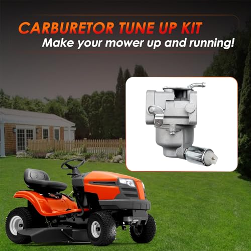 791230 Carburetor, Compatible with 20HP 21HP 23HP 24HP 25HP 4 Cycle V-Twin Engines 405777 406777 407777, John Deere MIA10632 LA150 LA130 L120 with Filters, Replaces#: 799230, 699709, 499804