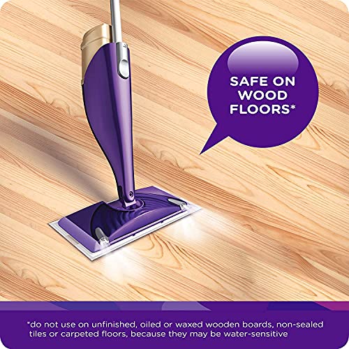 Swiffer WetJet Floor and Hardwood Multi-Surface Cleaner Solution Refills, Open Window Fresh Scent, 1.25L (Pack of 2)