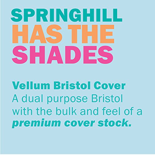 Springhill 8.5” x 11” Orchid Purple Colored Cardstock Paper, 67lb Vellum Bristol, 147gsm, 250 Sheets (1 Ream) – Premium Lightweight Cardstock, Vellum Printer Paper with Textured Finish – 057000R