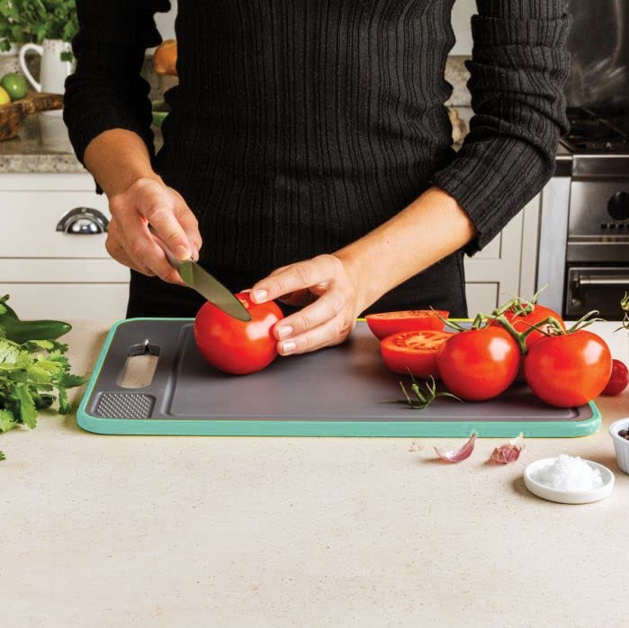 Zippi Fast Thaw 4-in-1 Defrosting Tray, Cutting Board, and Knife Sharpener for Frozen Food Thawing, Quickly Defrost and Thaw Meat and Food, Chemical Free, Eco-Friendly Design, No Electricity