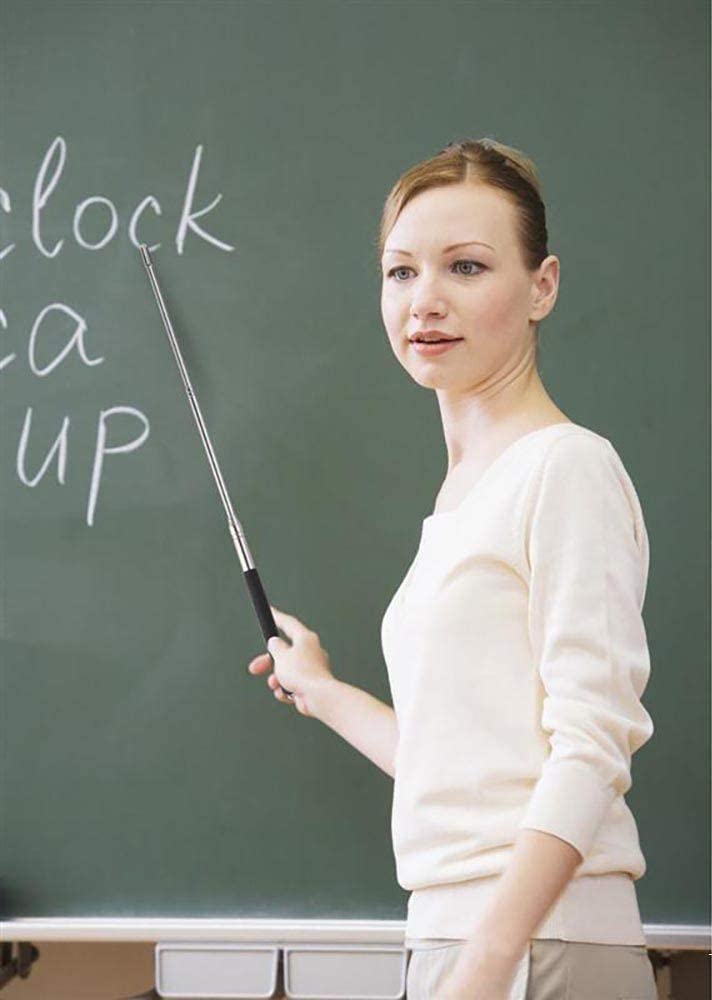 Telescopic Teachers Pointer,Teaching Pointer,Hand Pointer Extendable Telescopic Retractable Pointer Handheld Presenter Classroom Whiteboard Pointer (2)