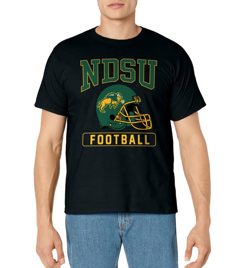 North Dakota State University NDSU Bison Football Helmet T-Shirt