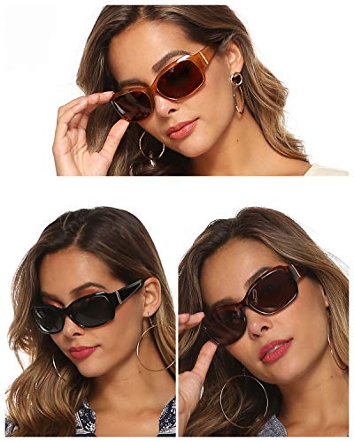 FEISEDY Classic Oversized Polarized Sunglasses Women Wrap Square Shades B2504