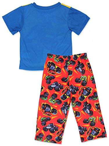 Paw Patrol Toddler Kids Flannel Coat Style Pajamas Set (2T, Navy)
