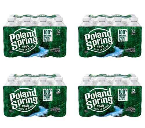 Poland Spring Water Case Bundles (12 oz Case of 12-4 Cases)