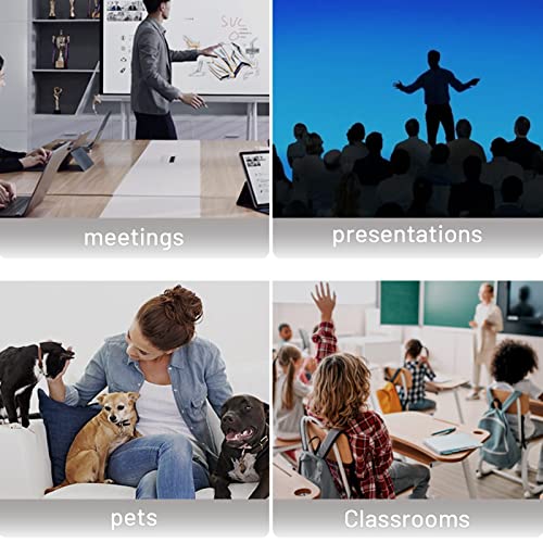 Cheerdots Bluetooth Presentation Clicker Wireless Presenter, Air Mouse with Red Light Presentation Remote for Mac, Windows, iPad OS and Android, Space Gray