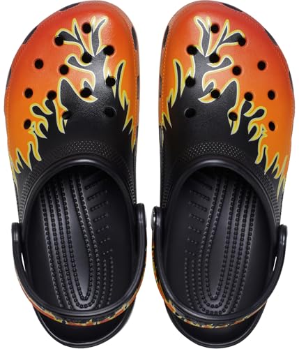 Crocs Unisex Classic Clog - Seasonal Graphic Storm/Meta Scape Men's 11, Women's 13 Medium