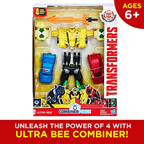 Transformers Toys Autobot Team Combiner Pack - 4 Figure Gift Set – Combine into a Super Robot - Age 6 and Up - 8.5 inch (Amazon Exclusive)
