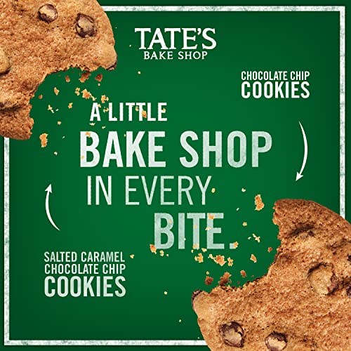 Tate's Bake Shop Cookies Variety Pack, Salted Caramel Chocolate Chip & Chocolate Chip Cookies, 4 - 7 oz Bags