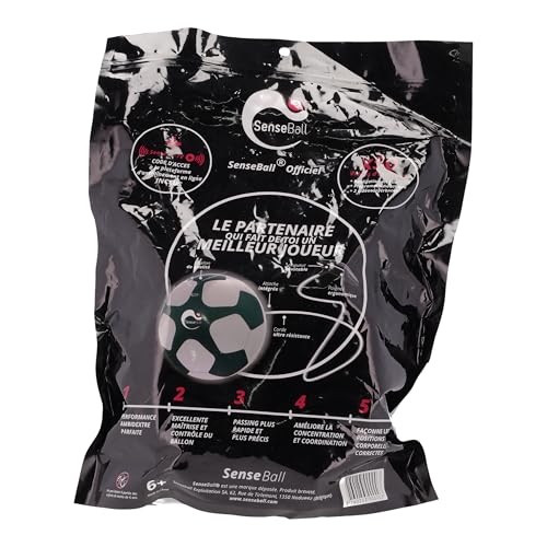 SenseBall Soccer Ball | Soccer Training Equipment for Kids & Adults | Improve Skills & Control with 50 Exercise Videos & Personal Soccer Coach App