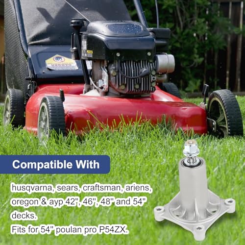 187292 192870 532187281 532187292 567253301 587819701 587125401 Husqvarna yth22v46 yth24v48 Spindle 187292 Mandrel Assembly Husqvarna 42" 46" 48" 54" Mower Deck Spindle Craftsman 2200 567253301