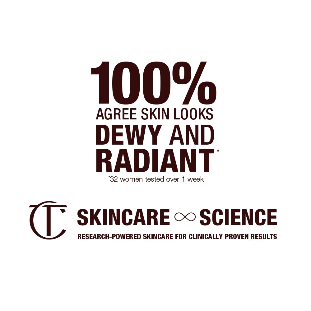 Charlotte Tilbury Wonderglow Face Primer - Soft-Focus, Illuminating Dewy Primer to Hydrate & Blur the Look of Imperfections, Fine Lines & Wrinkles - Infused with Hyaluronic Acid & Rosehip Oil (40ml)