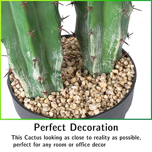 AntHousePlant Artificial Cactus Fake Big Cactus 36 Inch Faux Cacti Plants for Home Garden Office Store Decoration