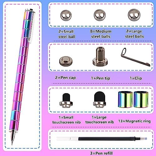 Fidget Pen Gifts For Teenage Girls - Magnetic Pen Cool Gadgets Teen Boys Gift Ideas - Magnet Pen Cool Things For Adults Kids Teens - Best Gift For 10 11 12 13 14 15 Year Old Boy - Novelty Toy For 8-12