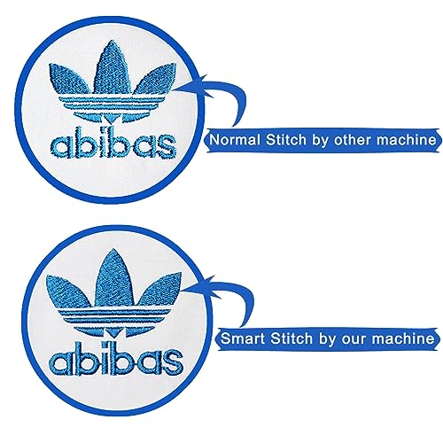 Smartstitch S-1501 Commercial Embroidery Machine with 15 Needles,14"x20" Embroidery Area,1200SPM Max Speed,12" Touch Screen, Wifi available, capable of embroidering on 3D Caps, Flat, T-shirt and more