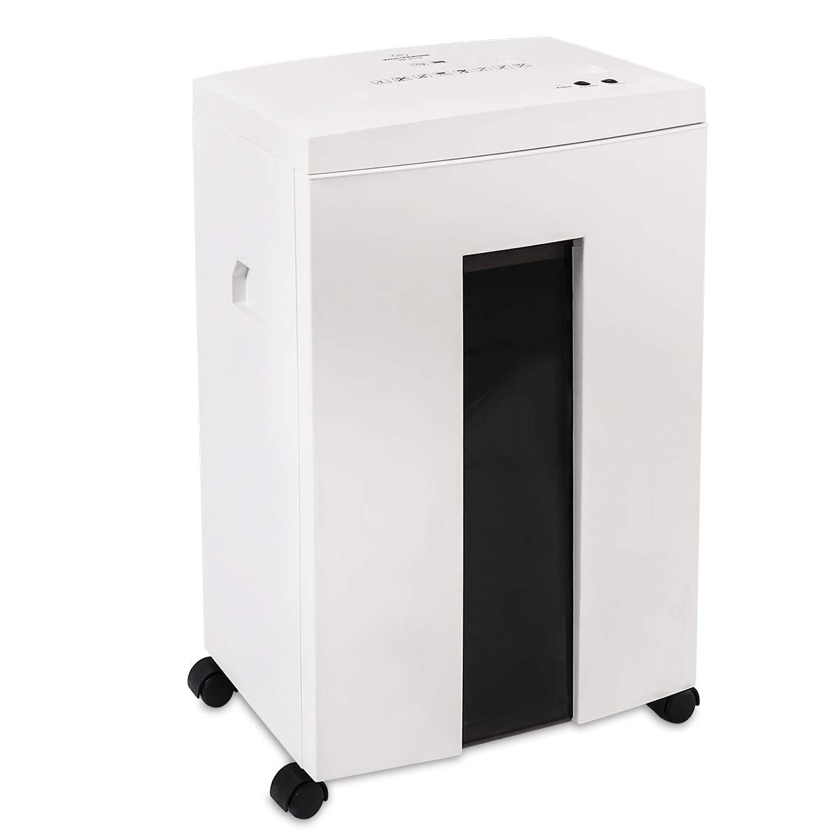 WOLVERINE 18-Sheet 60 Mins Running Time Cross Cut High Security Level P-4 Heavy Duty Paper/CD/Card Ultra Quiet Shredder for Home Office with 6 Gallons Pullout Waste Bin SD9113 (White ETL)