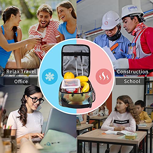 Yilad Funny Science Chemistry Lunch Box Insulated Soft Bag Reusable Cooler Bag For Women&Men&Work Picnic Hiking