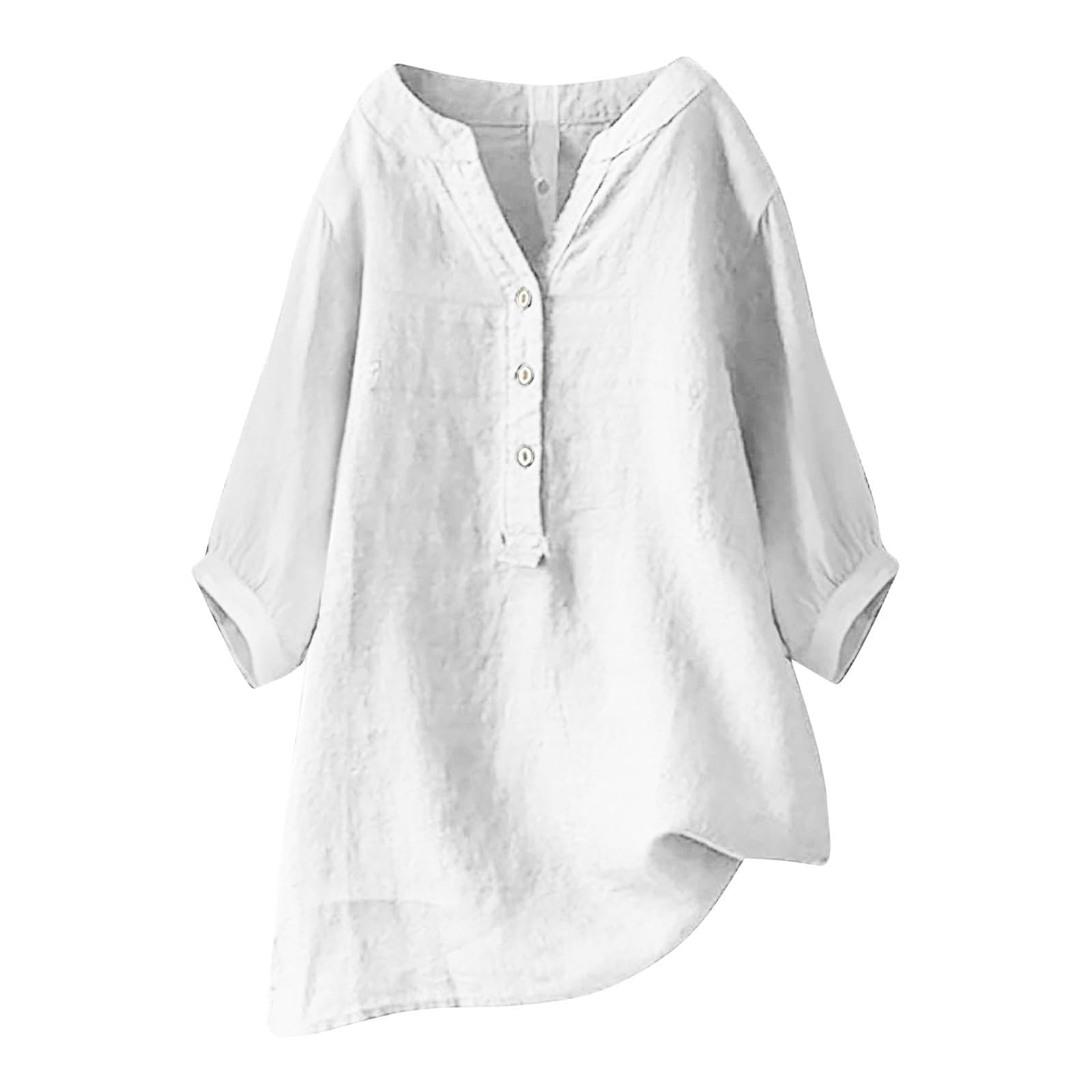 Linen Gauze Shirts for Women,Amazon Haul Items,Primelogintomyacount,Prime' Deals of The # Day,Sales Today Clearance Prime Only,Generic,Log Into My Amazon Account,Temu Com, Shopping Online, A-White